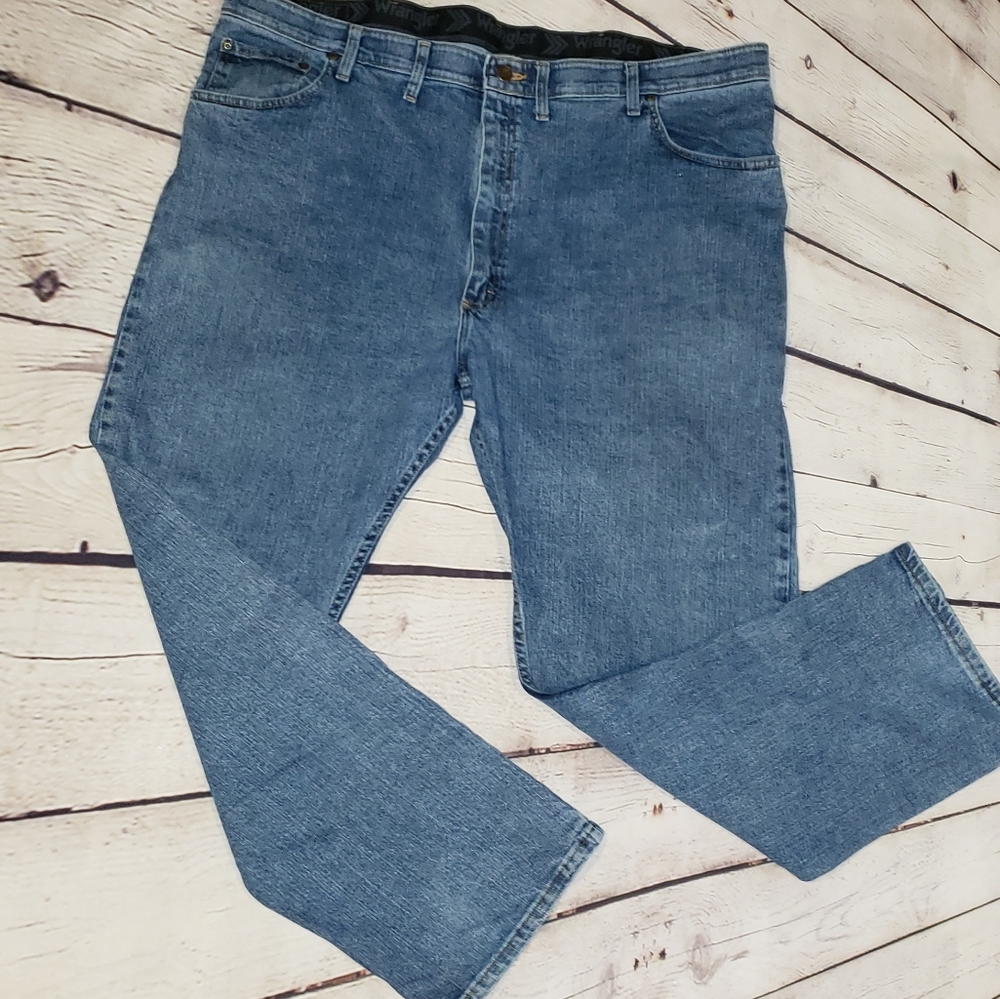 Wrangler Comfort Waist Blue Jeans